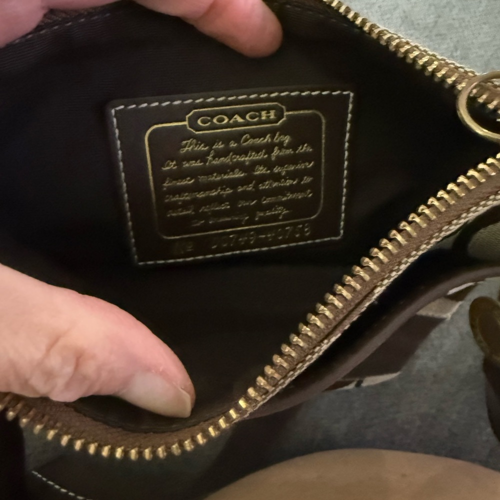 Coach Brown/Tan  Crossbody Bag